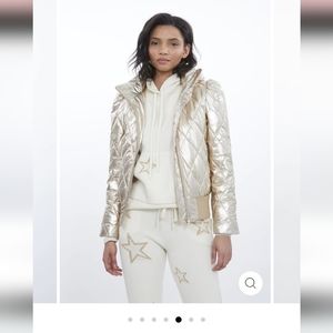 Generation love gold gigi puffer jacket size small
